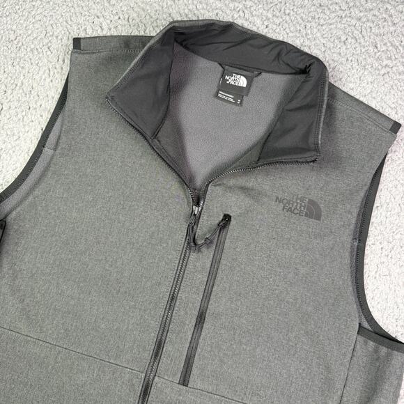 The North Face Apex Bionic 3 Vest Mens M Dark Gray DWR Windwall Soft Shell NEW - Picture 1 of 10